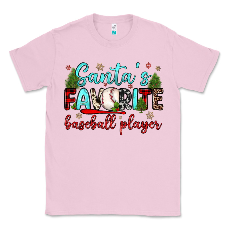Santa S Favorite Baseball Player Classic Tee by JahusDesignShop | Teevron