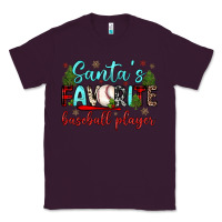 Plum santa s favorite baseball player Classic Tee - JahusDesignShop