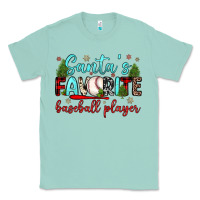 Seafoam santa s favorite baseball player Classic Tee - JahusDesignShop