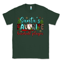 Sports Green santa s favorite baseball player Classic Tee - JahusDesignShop