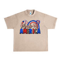 French Oak Made in America 4th of july Urban Heavy Tee - CowGirlArtShop