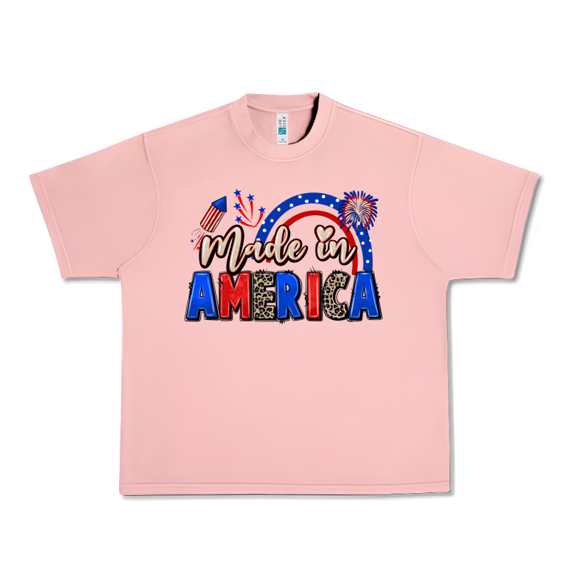Made In America 4th Of July Urban Heavy Tee by CowGirlArtShop | Teevron