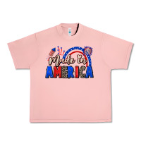 Salmon Made in America 4th of july Urban Heavy Tee - CowGirlArtShop