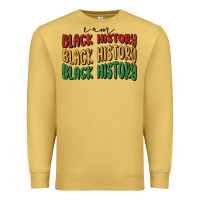 Antique Gold i am black history Premium Sweatshirt - MaliasSmallBusiness