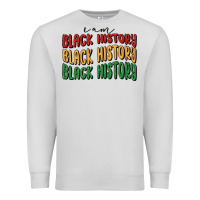 Dove Grey i am black history Premium Sweatshirt - MaliasSmallBusiness