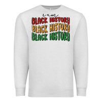 Oatmeal Heather i am black history Premium Sweatshirt - MaliasSmallBusiness