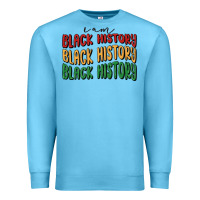 Ocean Blue i am black history Premium Sweatshirt - MaliasSmallBusiness