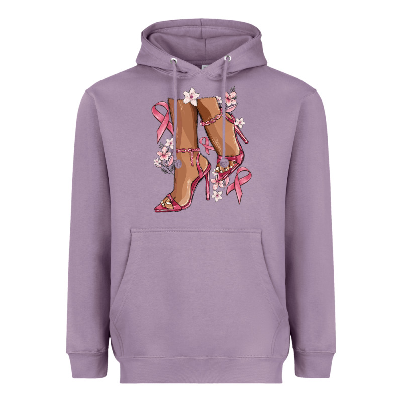 Cancer High Heels Heavyweight Hoodie by MaliasSmallBusiness | Teevron
