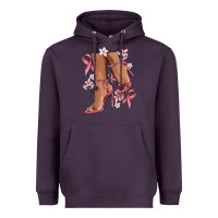 Plum cancer high heels Heavyweight Hoodie - MaliasSmallBusiness