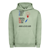 Pigment Oil Green trump biden cars Urban Hoodie - Bettercallsaul