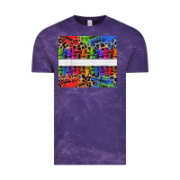 Cloud Purple Personalized crayons Vintage Tee - texasbilliewilder
