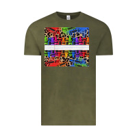 Vintage Olive Personalized crayons Vintage Tee - texasbilliewilder