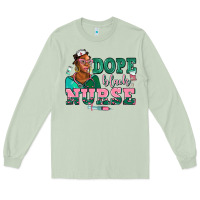 Matcha afro  nurse dope black Long Sleeve Tee - AdoDesignShop