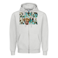 Dove Grey blessed mama Zipper Hoodie - JahusDesignShop