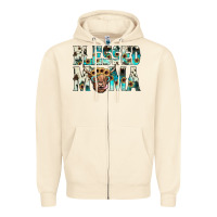 Sandshell blessed mama Zipper Hoodie - JahusDesignShop