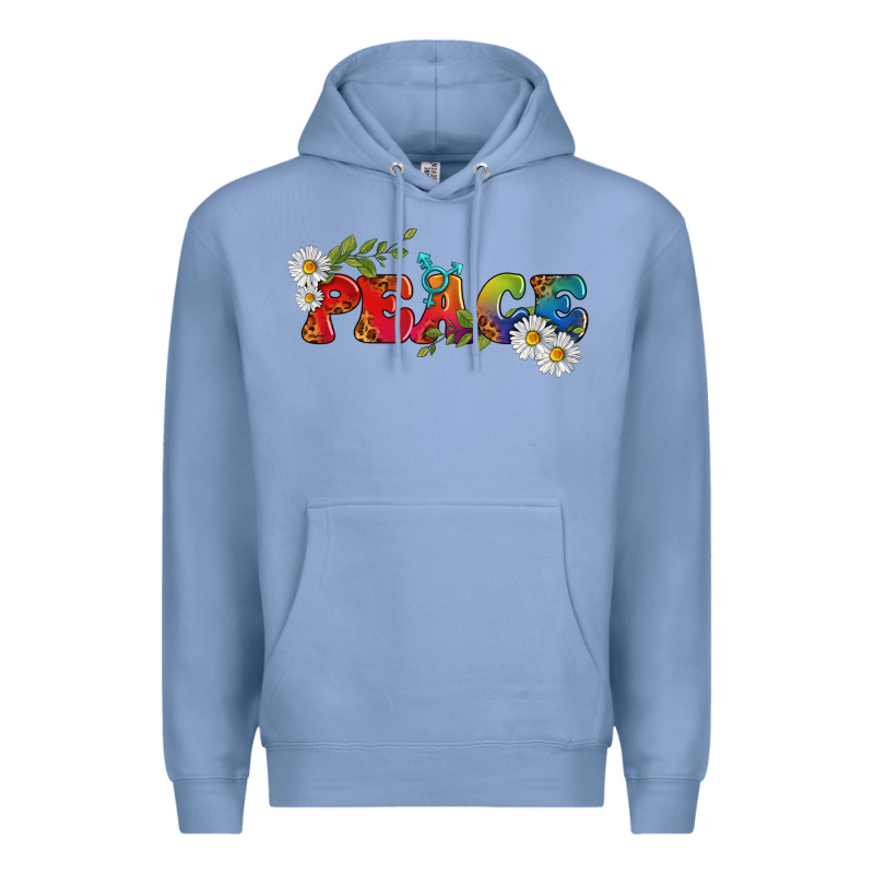 Lgbtq Peace With Daisy Premium Hoodie by BundleAndBundleShop | Teevron