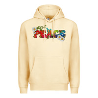 Pina Colada Lgbtq Peace With Daisy Premium Hoodie - BundleAndBundleShop
