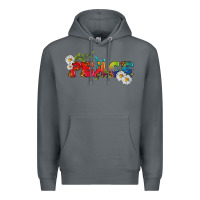 Rock Lgbtq Peace With Daisy Premium Hoodie - BundleAndBundleShop