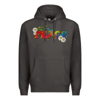 Smoke Lgbtq Peace With Daisy Premium Hoodie - BundleAndBundleShop