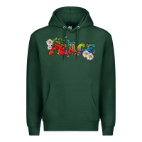 Sports Green Lgbtq Peace With Daisy Premium Hoodie - BundleAndBundleShop