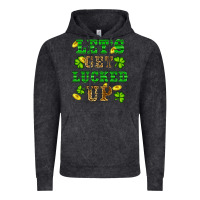 Vintage Black st patricks day lets get lucked up Vintage Hoodie - RanaPortraitStore