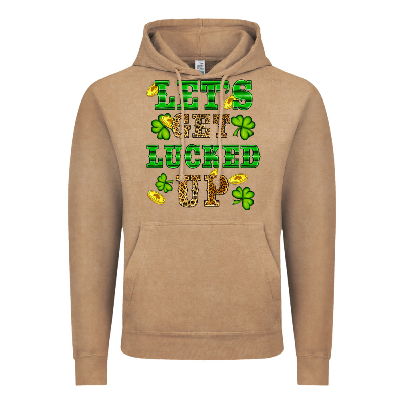 St Patricks Day Lets Get Lucked Up Vintage Hoodie by RanaPortraitStore | Teevron