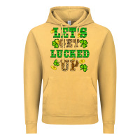 Vintage Mustard st patricks day lets get lucked up Vintage Hoodie - RanaPortraitStore