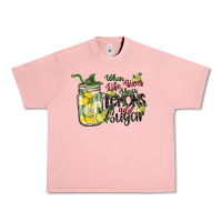 Salmon when life gives you lemons add sugar Urban Heavy Tee - SublimationCraftShop
