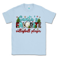 Dusty Blue santa s favorite volleyball player Classic Tee - JahusDesignShop
