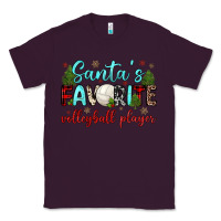 Plum santa s favorite volleyball player Classic Tee - JahusDesignShop