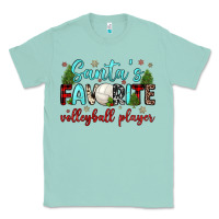 Seafoam santa s favorite volleyball player Classic Tee - JahusDesignShop