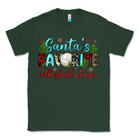 Sports Green santa s favorite volleyball player Classic Tee - JahusDesignShop