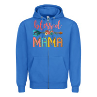 True Royal blessed mama Zipper Hoodie - JahusDesignShop