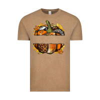 Vintage Coffee Personalized Fall Pumpkin Vintage Tee - texasbilliewilder