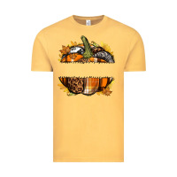 Vintage Mustard Personalized Fall Pumpkin Vintage Tee - texasbilliewilder