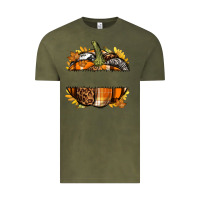 Vintage Olive Personalized Fall Pumpkin Vintage Tee - texasbilliewilder