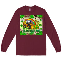 Burgundy i dig st patrick s day Long Sleeve Tee - JahusDesignShop