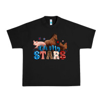 Black Horse pig chicken with oh my stars Urban Heavy Tee - Neo Western