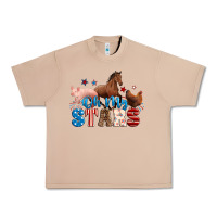 Burro Horse pig chicken with oh my stars Urban Heavy Tee - Neo Western