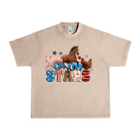 French Oak Horse pig chicken with oh my stars Urban Heavy Tee - Neo Western
