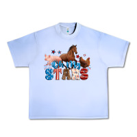 Grape Ice Horse pig chicken with oh my stars Urban Heavy Tee - Neo Western