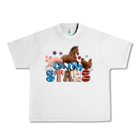 Lunar Rock Horse pig chicken with oh my stars Urban Heavy Tee - Neo Western