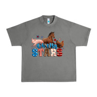 Tornado Horse pig chicken with oh my stars Urban Heavy Tee - Neo Western
