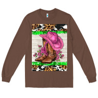Chestnut cowgitl hat and roses Long Sleeve Tee - AdoDesignShop