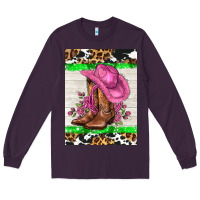 Plum cowgitl hat and roses Long Sleeve Tee - AdoDesignShop