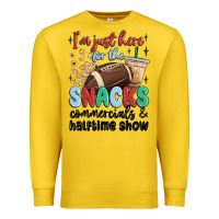 Lemon im just here for the snacks commercials and  halftime show Premium Sweatshirt - MaliasSmallBusiness