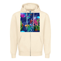 Sandshell undersea Zipper Hoodie - BundleAndBundleShop