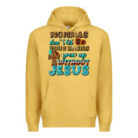 Antique Gold Mommas Don't Let Your Babies Grow  Up Without Jesus Premium Hoodie - BundleAndBundleShop