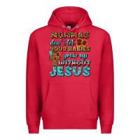 Cardinal Mommas Don't Let Your Babies Grow  Up Without Jesus Premium Hoodie - BundleAndBundleShop