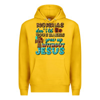 Lemon Mommas Don't Let Your Babies Grow  Up Without Jesus Premium Hoodie - BundleAndBundleShop